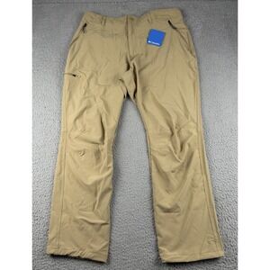 Columbia Pants Mens 38x30 Beige Tan Outdoors Hiking Lightweight Fir Ridge